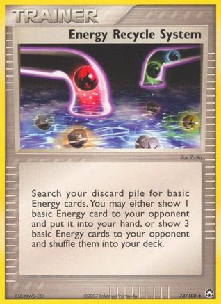 Energy Recycle System (/108) Reverse Holofoil [EX: Power Keepers] Pokemon Single Pokémon