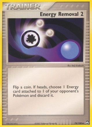 Energy Removal 2 (74/108) Reverse Holofoil [EX: Power Keepers] Pokemon Single Pokémon