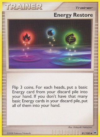 Energy Restore (/100) Reverse Holofoil [DP: Majestic Dawn] Pokemon Single Pokémon