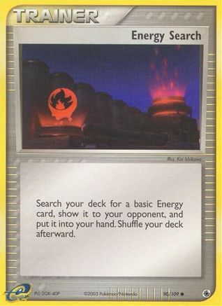 Energy Search (90/109) Reverse Holofoil [EX: Ruby & Sapphire] Pokemon Single Pokémon