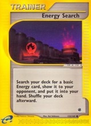Energy Search (153/165) Reverse Holofoil [Vintage: Expedition] Pokemon Single Pokémon