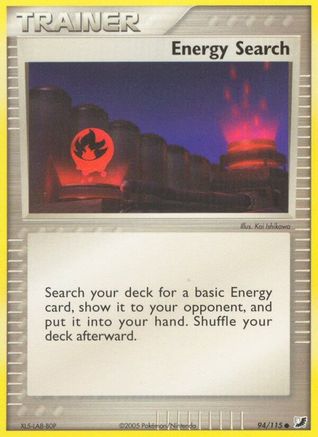 Energy Search (/115) Reverse Holofoil [EX: Unseen Forces] Pokemon Single Pokémon