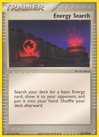 Energy Search (86/100) [EX: Crystal Guardians] Pokemon Single Pokémon