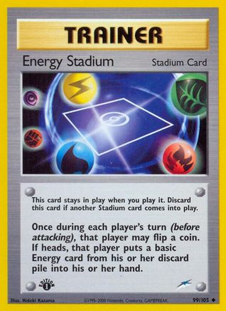 Energy Stadium (99/105) 1st Edition [Vintage: Neo Destiny] Pokemon Single Pokémon