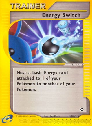 Energy Switch (/147) Reverse Holofoil [Vintage: Aquapolis] Pokemon Single Pokémon