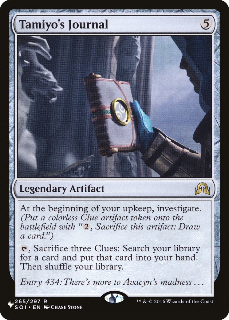 Tamiyo's Journal (LIST-SOI-265) [Mystery Booster] The List MTG Single Wizards of the Coast