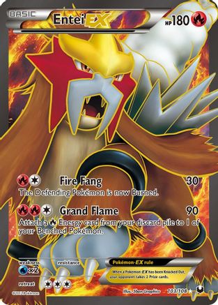 Entei EX (103/108) [Black & White: Dark Explorers] Pokemon Single Pokémon   