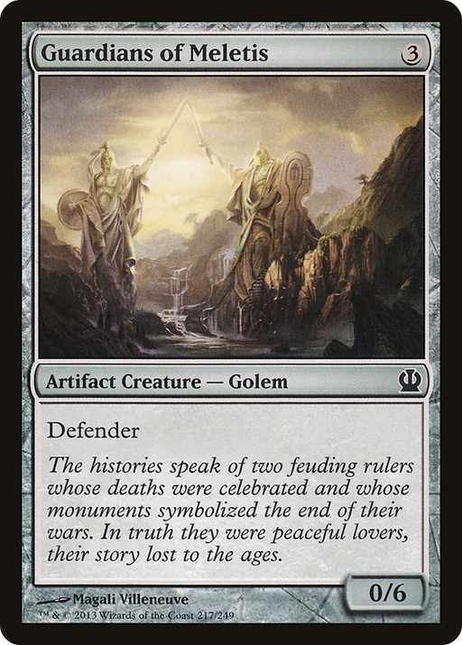 Guardians of Meletis (THS-217) [Theros] Foil MTG Single Wizards of the Coast
