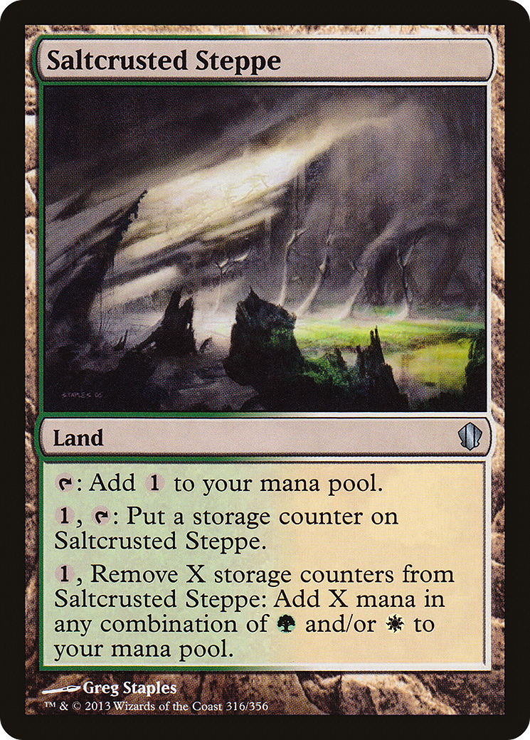 Saltcrusted Steppe (C13-316) [Commander 2013] MTG Single Wizards of the Coast