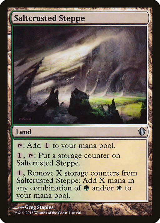 Saltcrusted Steppe (C13-316) [Commander 2013] MTG Single Wizards of the Coast