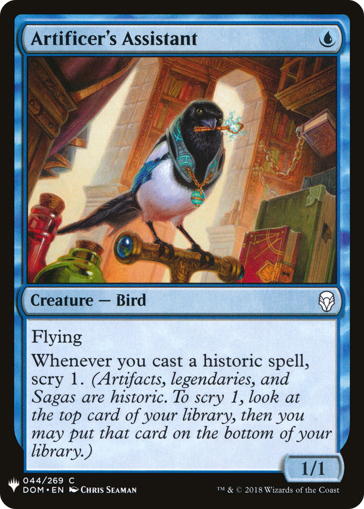 Artificer's Assistant (LIST-DOM-44) [Mystery Booster] The List MTG Single Wizards of the Coast