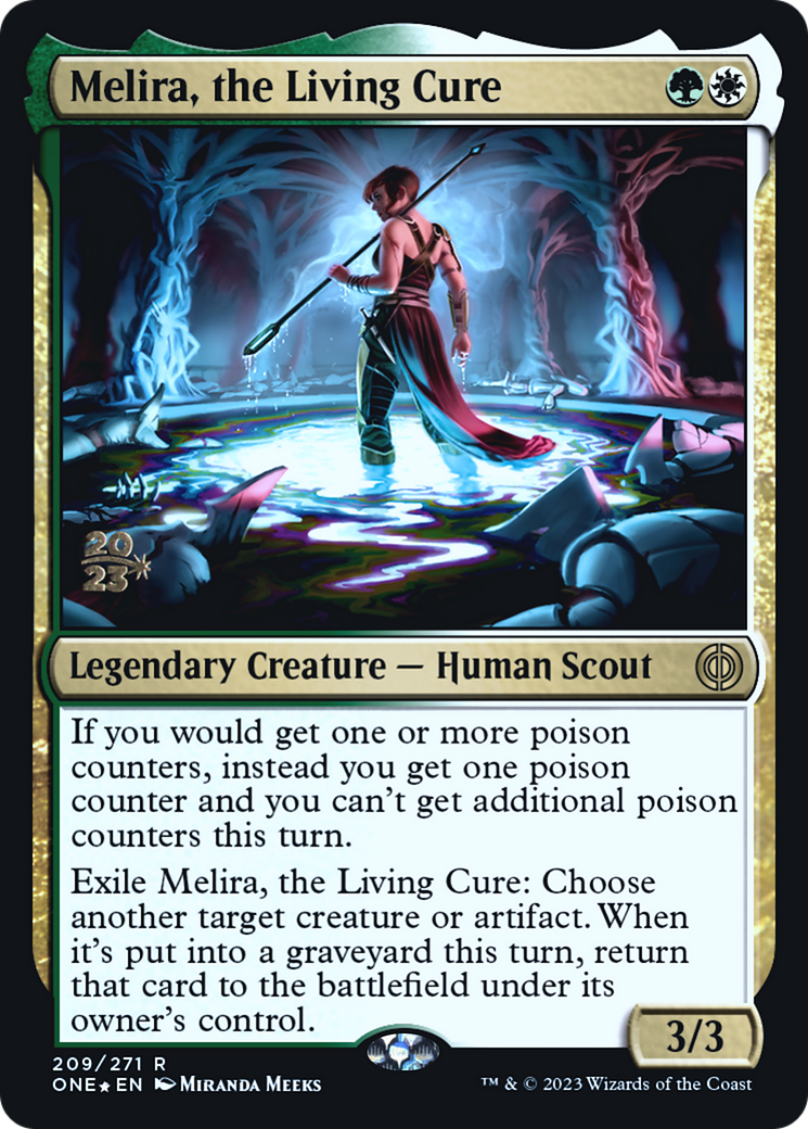 Melira, the Living Cure (PRE-209) [Phyrexia: All Will Be One Promos] Foil MTG Single Wizards of the Coast