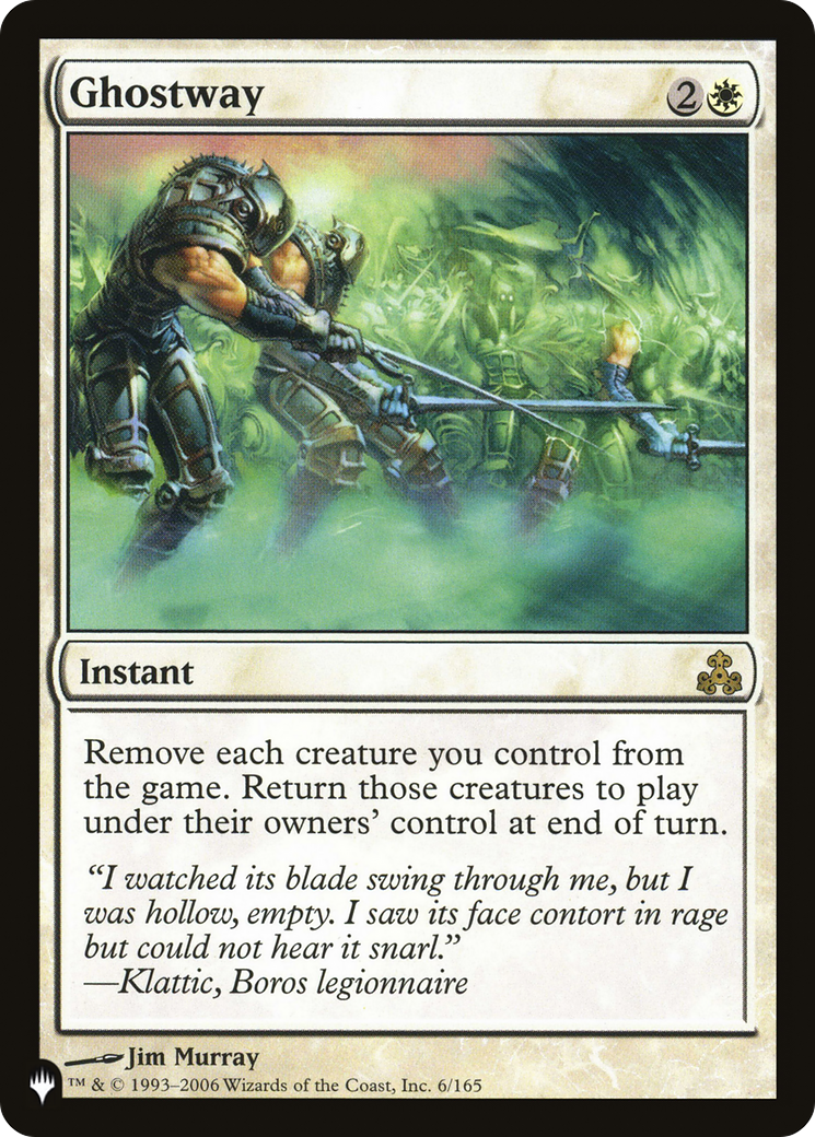 Ghostway (LIST-6/165) [Mystery Booster] The List MTG Single Wizards of the Coast
