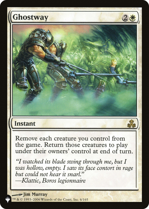 Ghostway (LIST-6/165) [Mystery Booster] The List MTG Single Wizards of the Coast