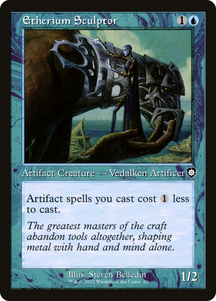 Etherium Sculptor (BRC-082) [The Brothers' War Commander] MTG Single Wizards of the Coast