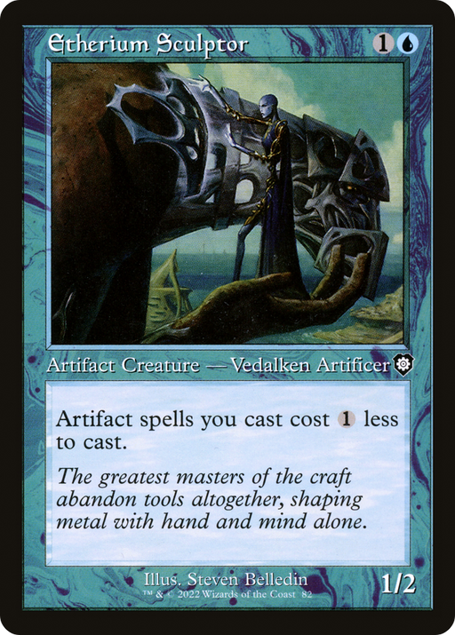 Etherium Sculptor (BRC-082) [The Brothers' War Commander] MTG Single Wizards of the Coast