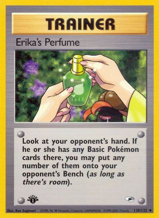 Erika's Perfume (110/132) 1st Edition [Vintage: Gym Heroes] Pokemon Single Pokémon
