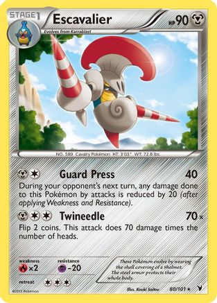 Escavalier (/101) Reverse Holofoil [BW: Noble Victories] Pokemon Single Pokémon