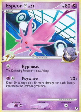 Espeon E4 (/111) Reverse Holofoil [Platinum: Rising Rivals] Pokemon Single Pokémon