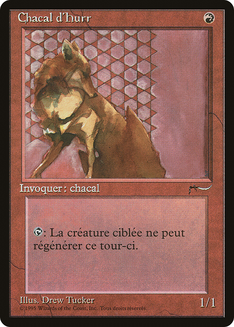 Hurr Jackal (French) - "Chacal d'Hurr" (REN-) [Renaissance] MTG Single Wizards of the Coast
