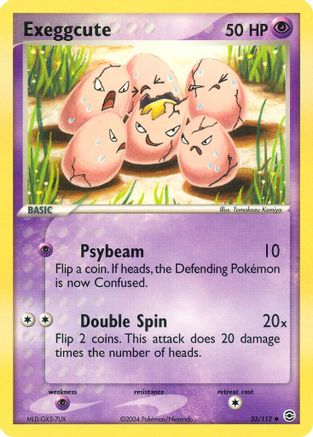 Exeggcute (/112) [EX: FireRed & LeafGreen] Pokemon Single Pokémon