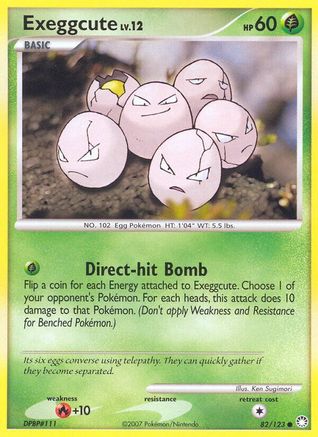 Exeggcute (/123) [DP: Mysterious Treasures] Pokemon Single Pokémon