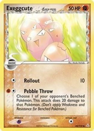 Exeggcute (Delta Species) (65/110) [EX: Holon Phantoms] Pokemon Single Pokémon