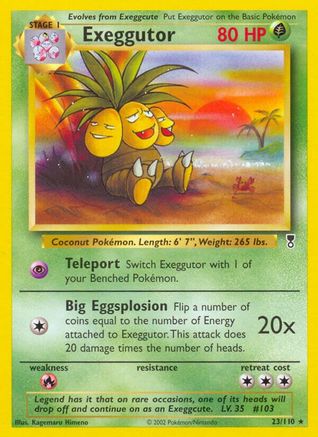 Exeggutor (/110) Reverse Holofoil [Vintage: Legendary Collection] Pokemon Single Pokémon