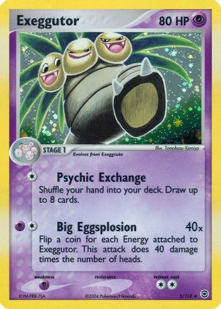 Exeggutor (/112) Holofoil [EX: FireRed & LeafGreen] Pokemon Single Pokémon