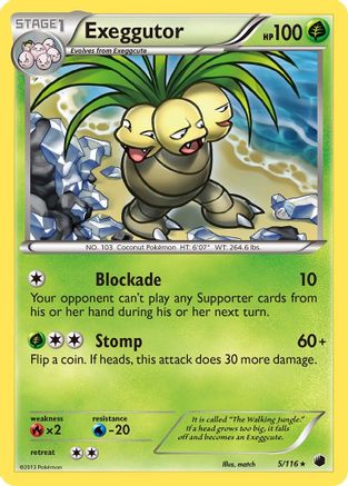 Exeggutor (/116) Reverse Holofoil [BW: Plasma Freeze] Pokemon Single Pokémon