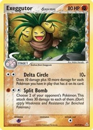 Exeggutor (Delta Species) (/110) [EX: Holon Phantoms] Pokemon Single Pokémon