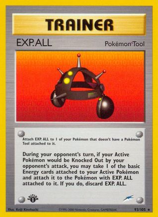 EXP.ALL (/105) 1st Edition [Vintage: Neo Destiny] Pokemon Single Pokémon