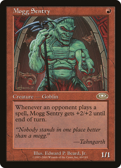 Mogg Sentry (PLS-069) [Planeshift] MTG Single Wizards of the Coast