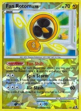 Fan Rotom (/111) Reverse Holofoil [Platinum: Rising Rivals] Pokemon Single Pokémon