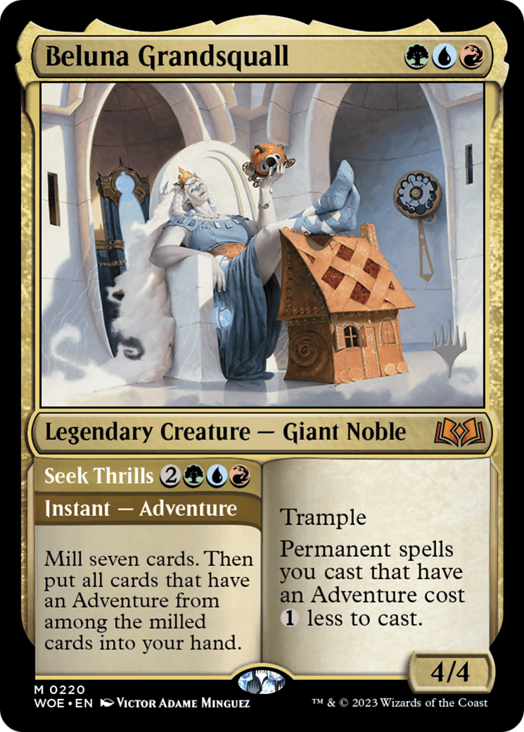 Beluna Grandsquall (PPWOE-220) [Wilds of Eldraine Promos] MTG Single Wizards of the Coast