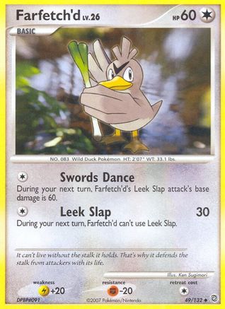 Farfetch'd (/132) Reverse Holofoil [DP: Secret Wonders] Pokemon Single Pokémon