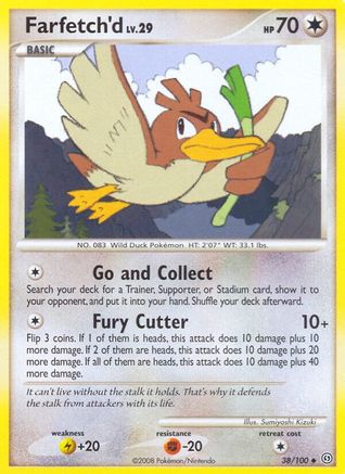 Farfetch'd (38/100) Reverse Holofoil [DP: Stormfront] Pokemon Single Pokémon
