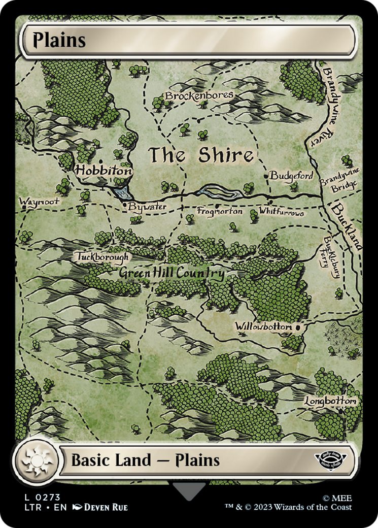 Plains (0273) (LTR-273) [The Lord of the Rings: Tales of Middle-earth] Foil MTG Single Wizards of the Coast