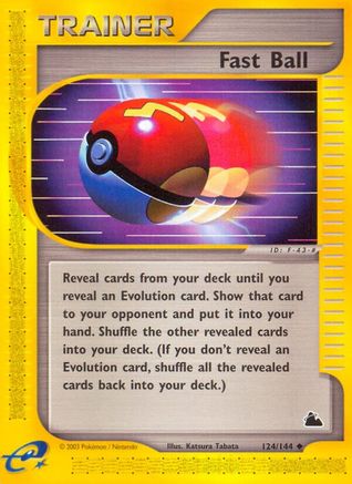 Fast Ball (/144) Reverse Holofoil [Vintage: Skyridge] Pokemon Single Pokémon