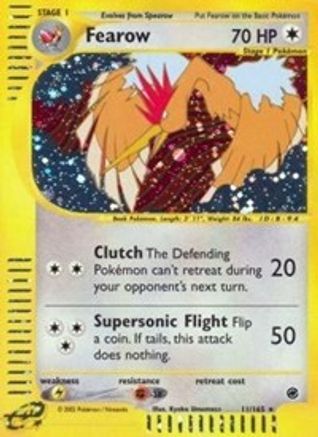 Fearow (11) (/165) Holofoil [Vintage: Expedition] Pokemon Single Pokémon