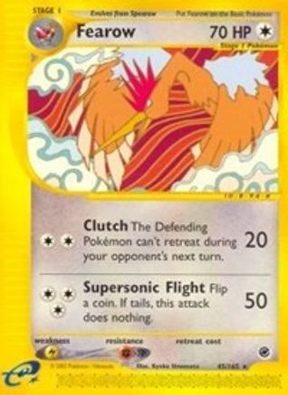 Fearow (45) (/165) Reverse Holofoil [Vintage: Expedition] Pokemon Single Pokémon