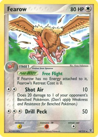Fearow (/112) Reverse Holofoil [EX: FireRed & LeafGreen] Pokemon Single Pokémon