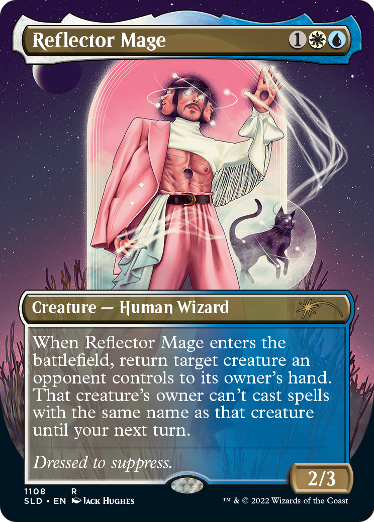 Reflector Mage (SLD-1108) [Secret Lair] Drop (Borderless) MTG Single Wizards of the Coast