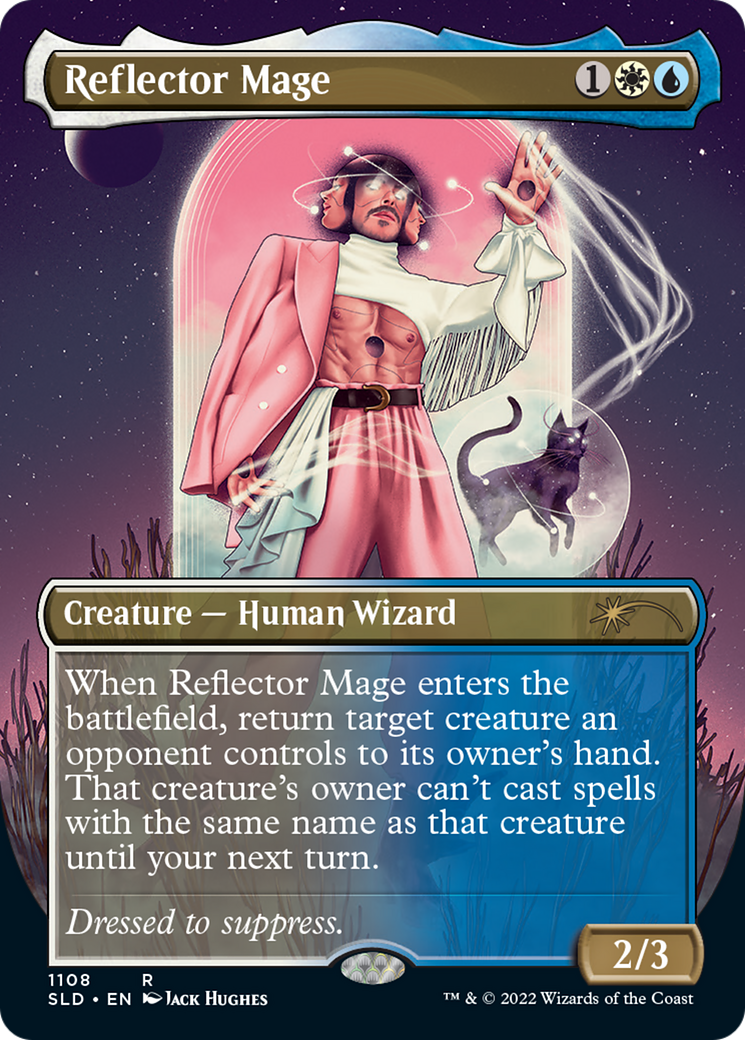 Reflector Mage (SLD-1108) [Secret Lair] Drop (Borderless) MTG Single Wizards of the Coast
