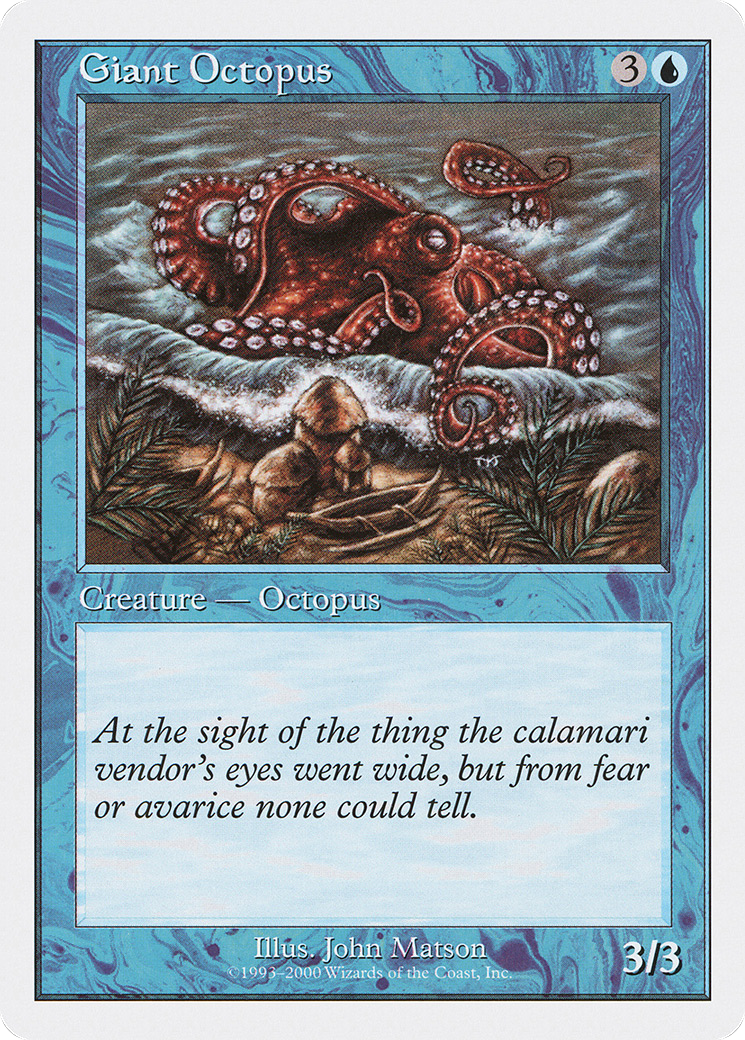 Giant Octopus (S00-) [Misc] Starter 2000 MTG Single Wizards of the Coast