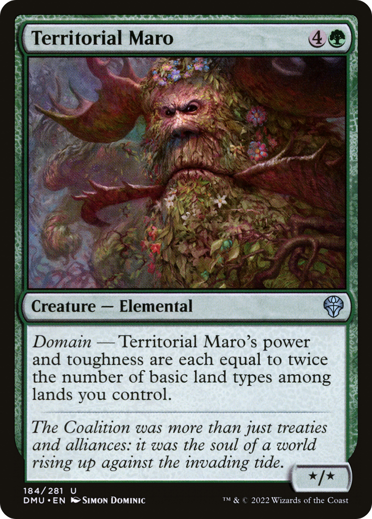 Territorial Maro (DMU-184) [Dominaria United] MTG Single Wizards of the Coast