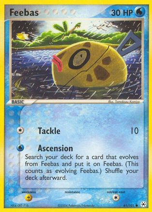 Feebas (/101) Reverse Holofoil [EX: Hidden Legends] Pokemon Single Pokémon