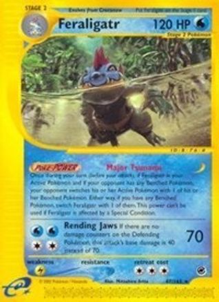 Feraligatr (47) (/165) Reverse Holofoil [Vintage: Expedition] Pokemon Single Pokémon