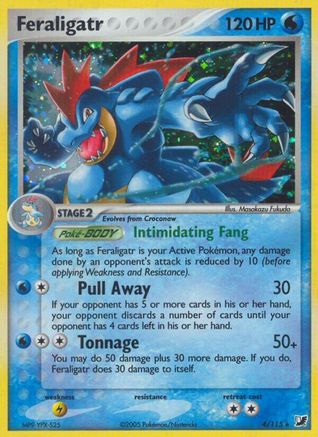 Feraligatr (/115) Reverse Holofoil [EX: Unseen Forces] Pokemon Single Pokémon