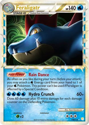 Feraligatr (Prime) (108/123) Holofoil [HGSS: Base Set] Pokemon Single Pokémon